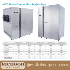 ตู้แช่แข็งด่วน Quick Freezer