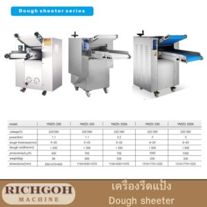 เครื่องรีดแป้ง Dough Sheeter