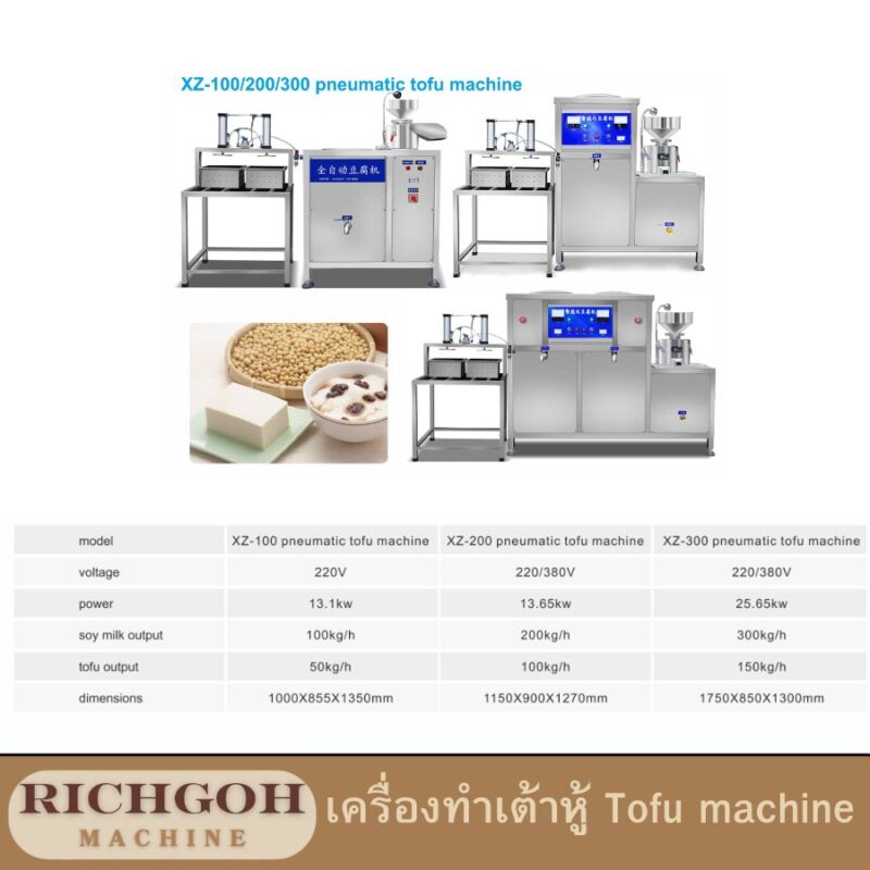 เครื่องทำเต้าหู้ Tofu machine