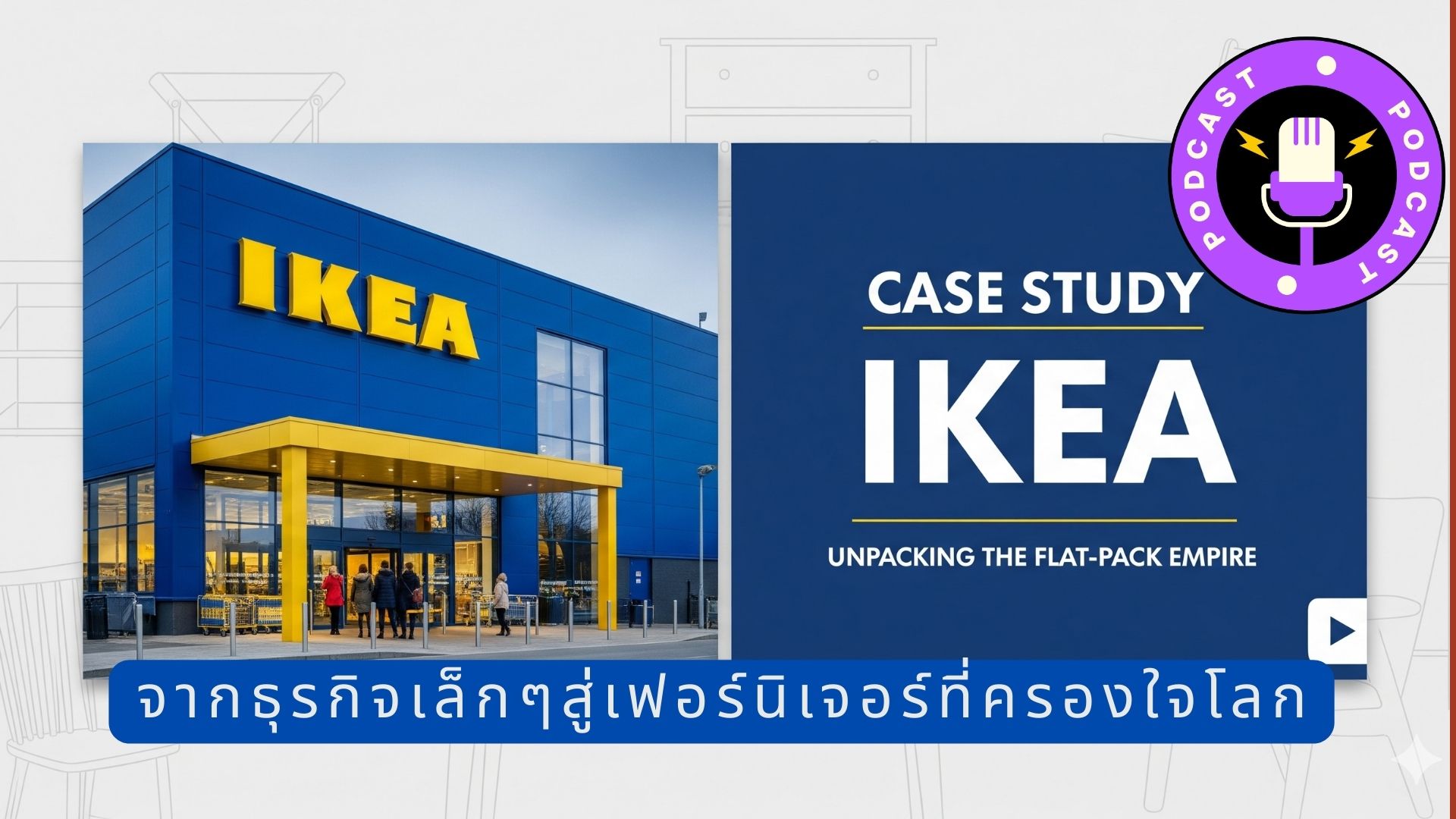 กรณีศึกษา IKEA – จากธุรกิจเล็ก ๆ สู่เฟอร์นิเจอร์ที่ครองใจโลก