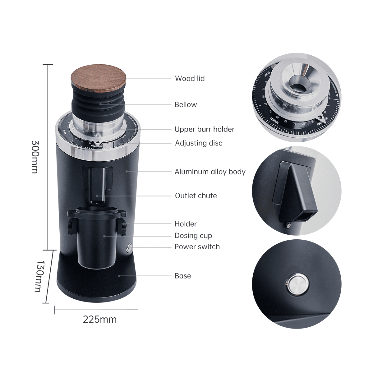 เครื่องบดกาแฟ รุ่น HB-64