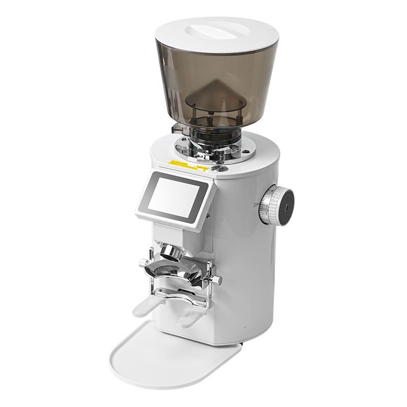 เครื่องบดกาแฟ รุ่น K-64SH เครื่องบดกาแฟ รุ่น K-64SH เป็นเครื่องบดสไตล์ Commercial-Grade ที่ย่อส่วนมาเพื่อคอกาแฟมืออาชีพ (Prosumer) และร้านกาแฟขนาดเล็ก เน้นการบดที่เที่ยงตรงและสม่ำเสมอเป็นพิเศษสำหรับการชงกาแฟเอสเปรสโซ