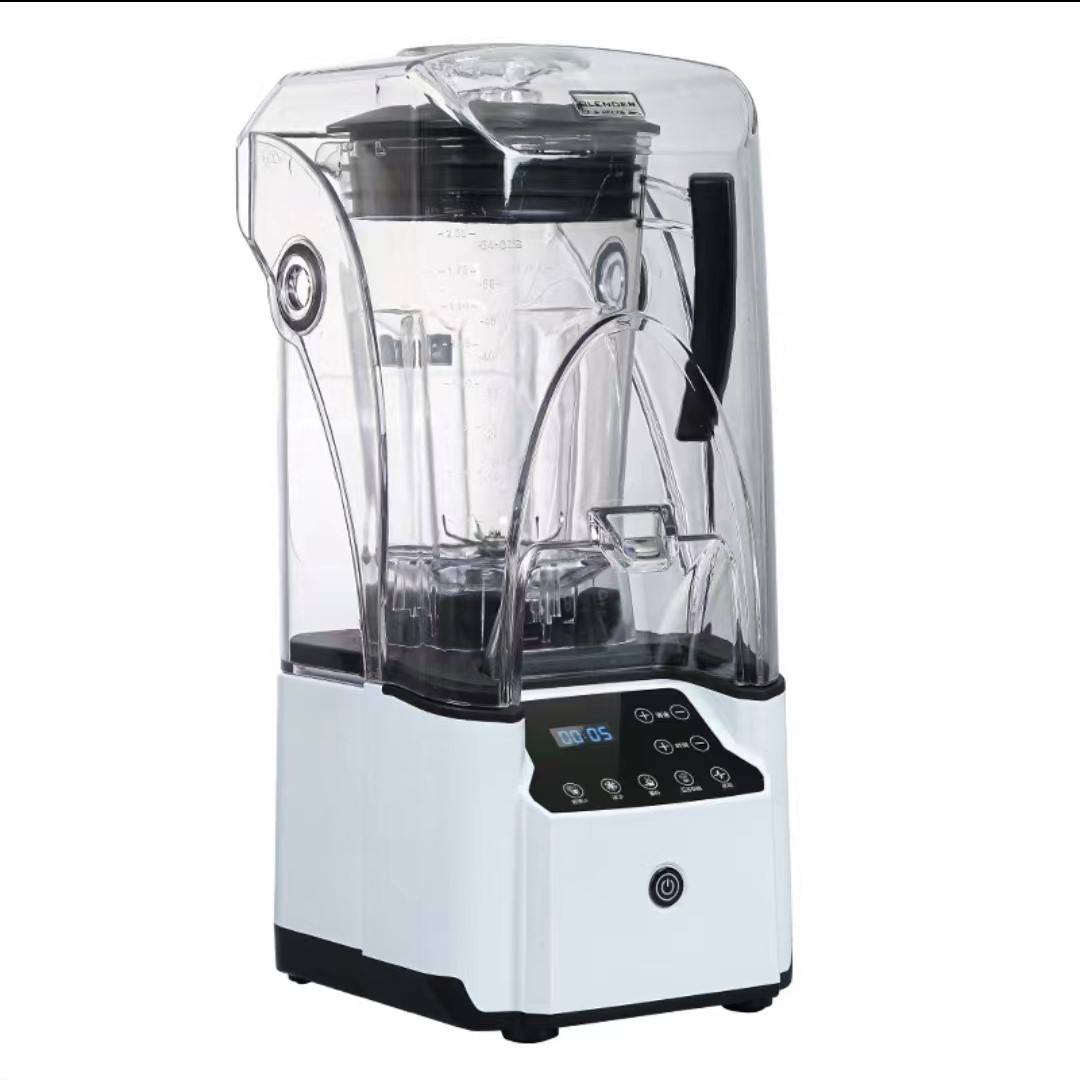 เครื่องปั่นสมูทตี้ รุ่น K90C เครื่องปั่นสมูทตี้ รุ่น K90C คือเครื่องปั่นระดับ Commercial Grade ที่มีคุณสมบัติพิเศษคือ ฝาครอบเก็บเสียง (Sound Enclosure) ทำให้เป็นโซลูชั่นที่สมบูรณ์แบบสำหรับร้านกาแฟ โรงแรม หรือร้านอาหารที่ต้องการรักษาบรรยากาศที่เงียบสงบในขณะที่ต้องปั่นส่วนผสมที่แข็งอย่างน้ำแข็งหรือผลไม้แช่แข็ง