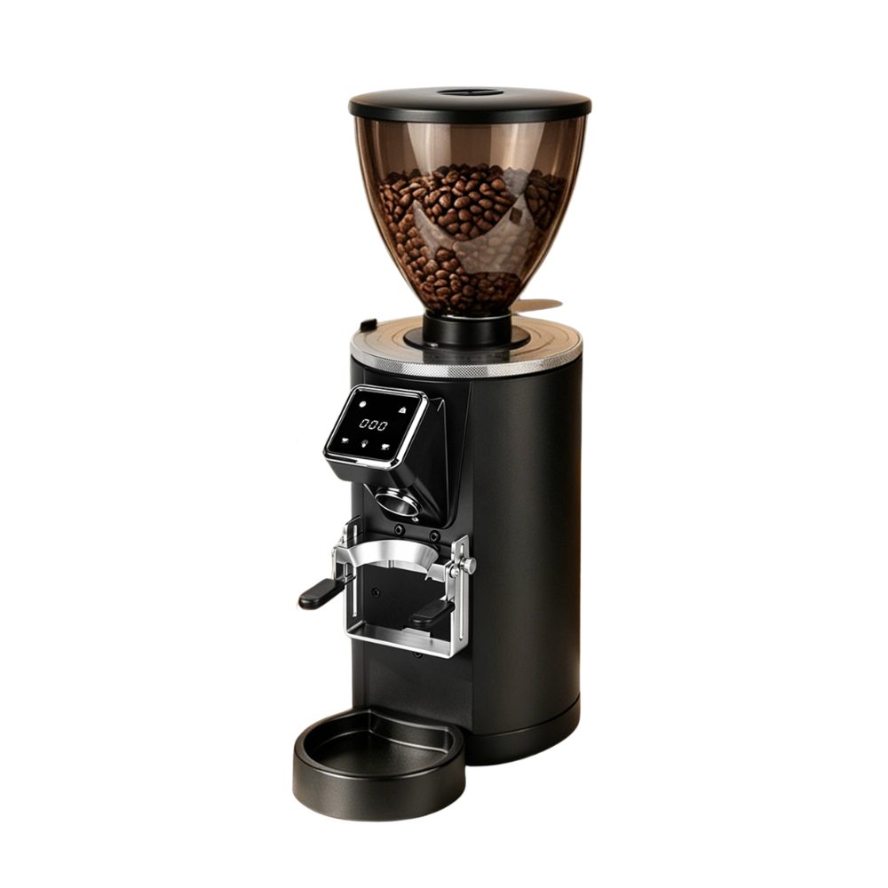เครื่องบดกาแฟไฟฟ้า รุ่น ZB-1007 เป็นเครื่องบดสไตล์ Commercial/Home-Pro ที่ออกแบบมาตอบโจทย์ทั้งร้านกาแฟและ สโลว์บาร์ ตัวเครื่องมาในโทนสีดำแมตต์ ดีไซน์ทรงกระบอกทันสมัย ให้ความรู้สึกแข็งแรงและเป็นโปรเฟสชันแนล