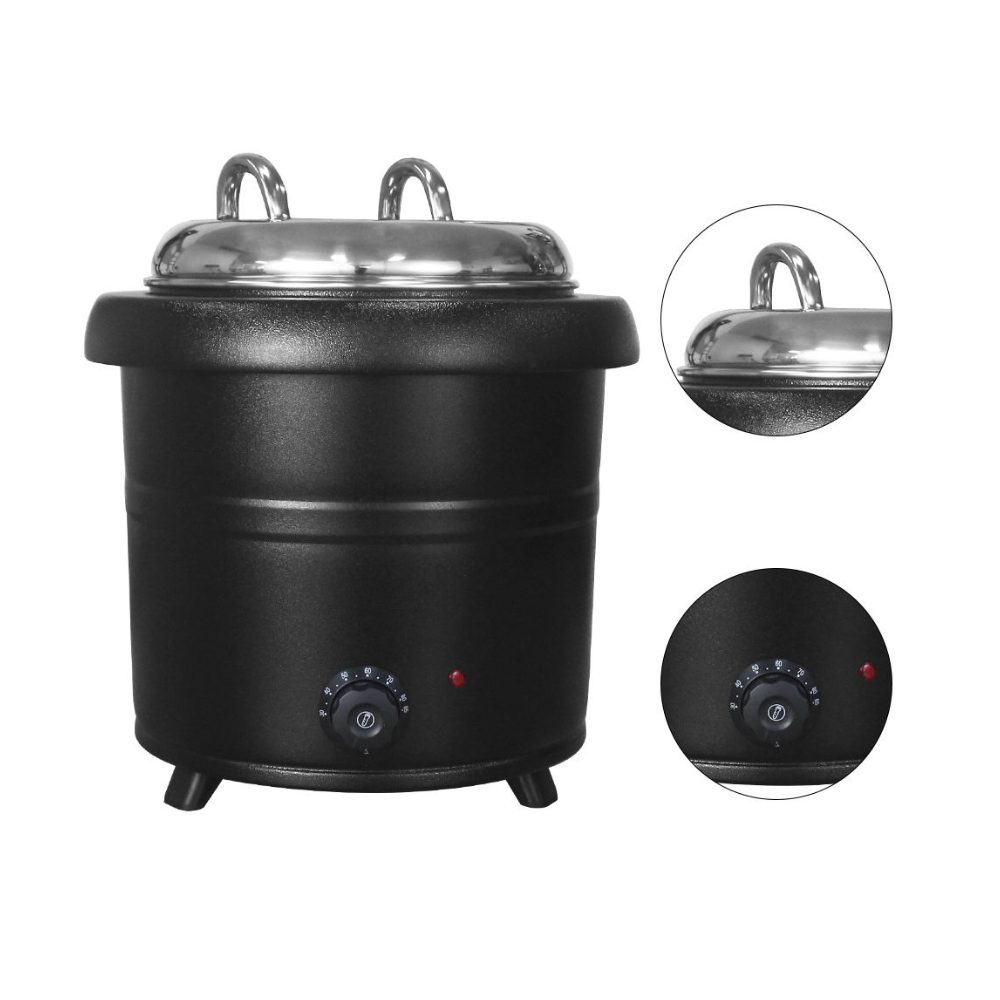 ZB-44092 หม้ออุ่นซุปไฟฟ้า 13 ลิตร : เป็นอุปกรณ์อุ่นอาหารที่ออกแบบมาเพื่อร้านอาหาร ครัวบ้าน โรงแรม และงานจัดเลี้ยงบุฟเฟต์โดยเฉพาะ ช่วยคงความร้อนสดใหม่ของซุป น้ำแกง หรือโจ๊กได้ตลอดทั้งวัน