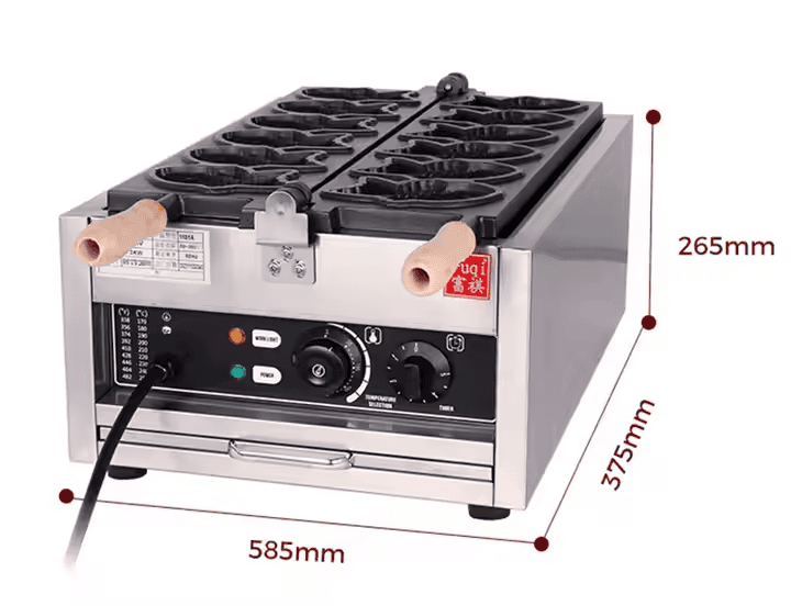 BS-14 เครื่องทำขนมปลาไทยากิ 6 ชิ้น