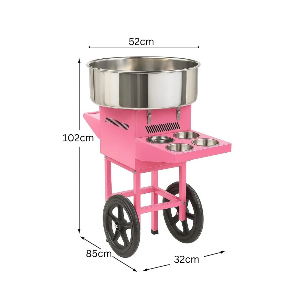M46C เครื่องทำสายไหมไฟฟ้าแบบมีรถเข็น