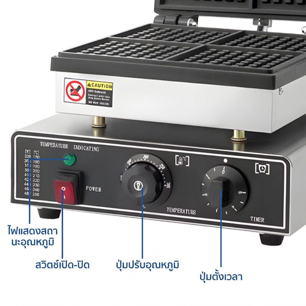 BS-2271 เครื่องทำขนมวาฟเฟิลสี่เหลี่ยมเชิงพาณิชย์ BS-2271 เครื่องทำขนมวาฟเฟิลสี่เหลี่ยมเชิงพาณิชย์