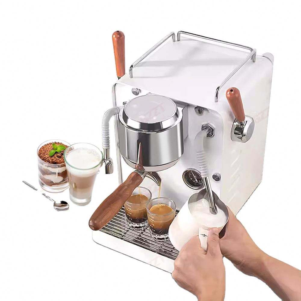 ZB-7101 เครื่องชงกาแฟกึ่งอัตโนมัติ เครื่องชงกาแฟกึ่งอัตโนมัติ รุ่น ZB-7101 เป็นตัวเลือกที่ลงตัวสำหรับ บาริสต้าและร้านกาแฟขนาดเล็กที่ต้องการประสิทธิภาพระดับมืออาชีพในดีไซน์มินิม