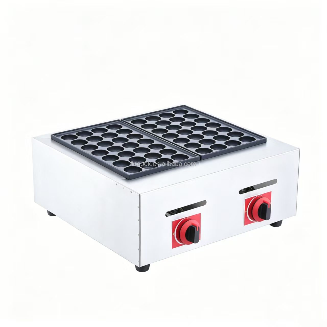 BS-56R เครื่องทำทาโกะยากิระบบแก๊ส 2 ถาด