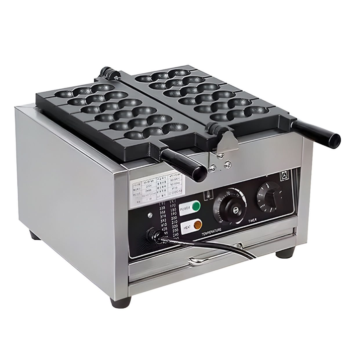 BS-1103E เครื่องทำวาฟเฟิลเสียบไม้ แบบไฟฟ้า