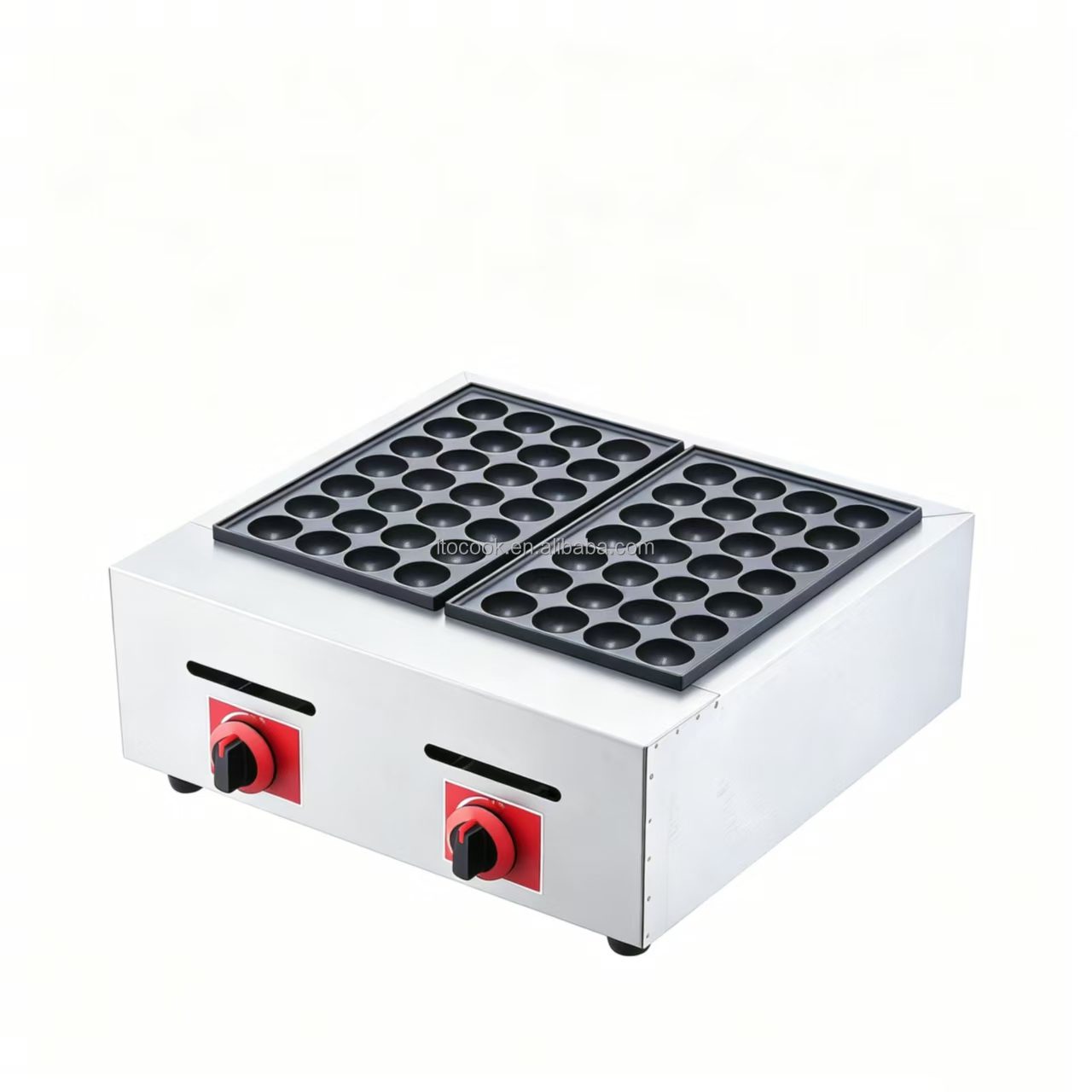 BS-56R เครื่องทำทาโกะยากิระบบแก๊ส 2 ถาด