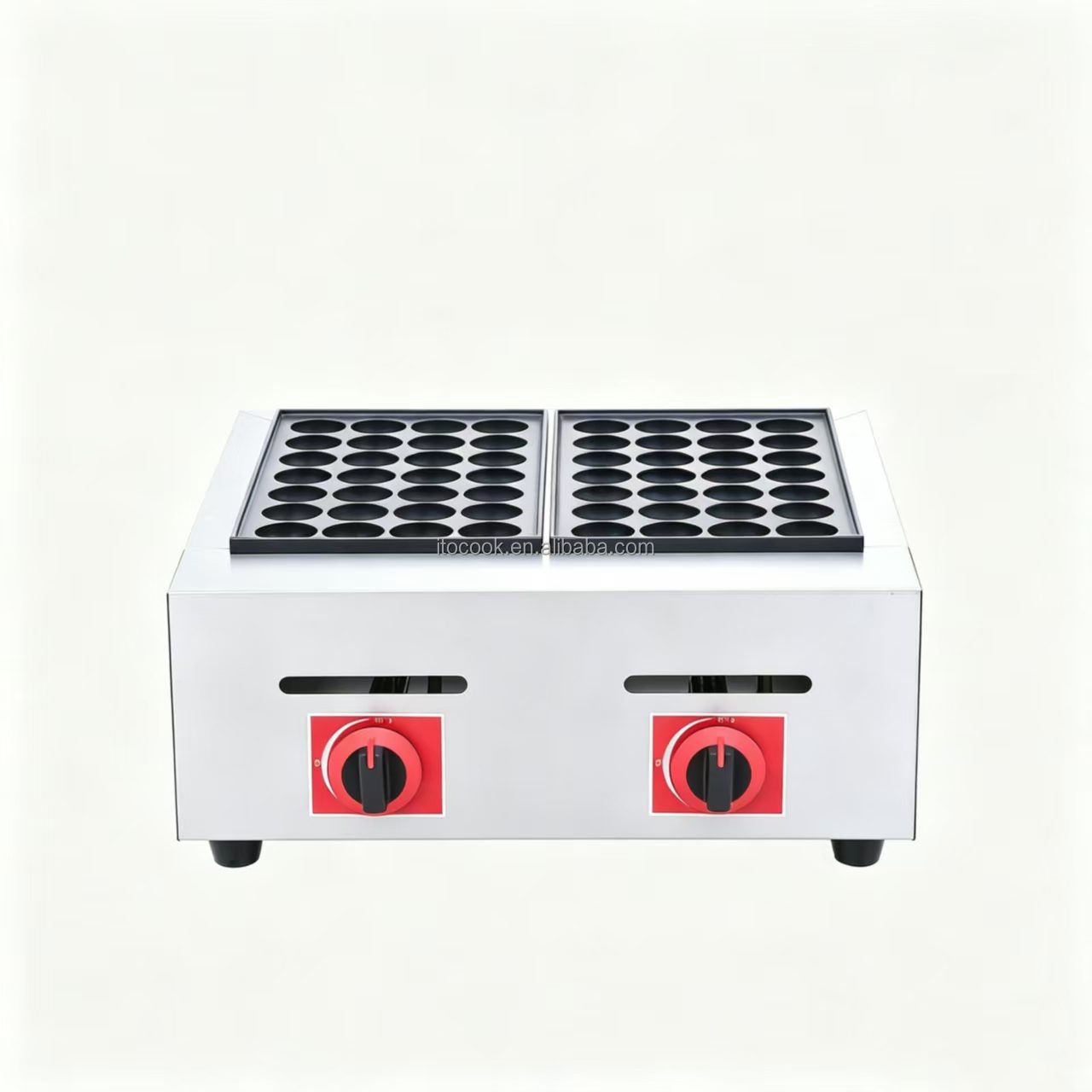 BS-56R เครื่องทำทาโกะยากิระบบแก๊ส 2 ถาด